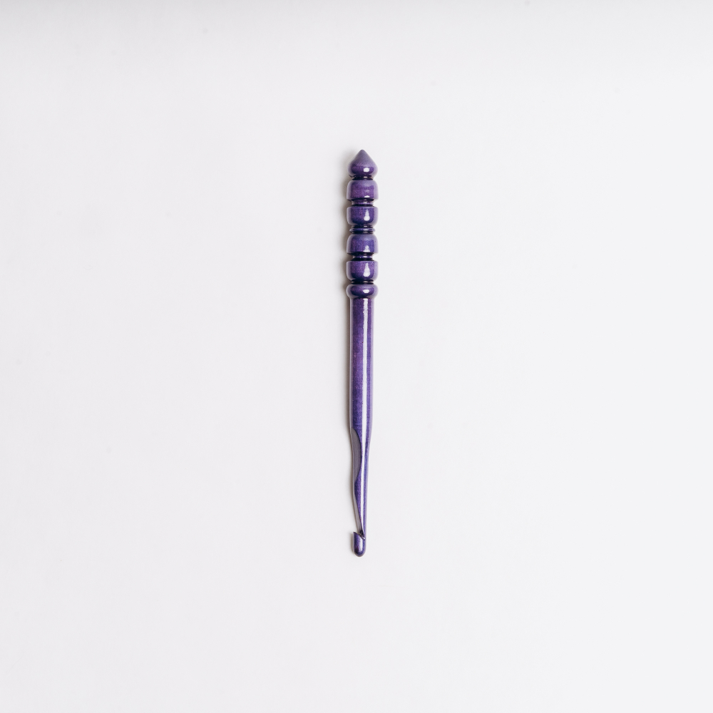 Деревянный крючок для вязания из древесины клена 6 мм. K343