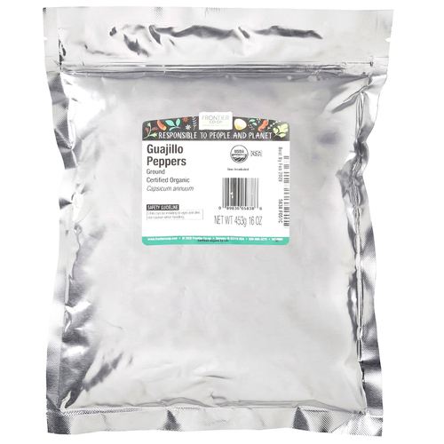 Frontier Co-op, органический молотый перец гуахильо, 453 г (16 унций)