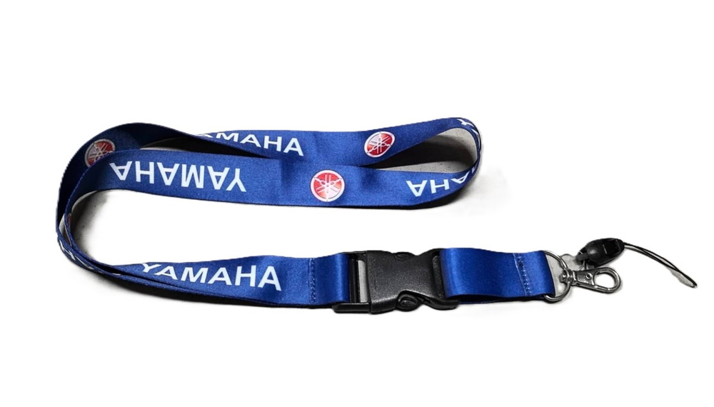 Yamaha (синий) / Брелок, шнурок для ключей на шею Yamaha (синий), ланъярд, крафт, синий (1 шт)