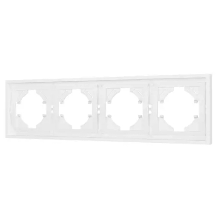 Рамка пластиковая FRM-TENDO-PL-4-WH (Arlight, -) 053847
