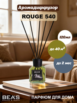 Ароматический диффузор для дома BEA'S B.Rouge 540 (Баккара Руж 540) 120 ml