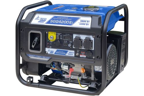 Бензогенератор инверторный ТСС SGG 4200Ei - [3.8 кВт / 220В] эл. старт