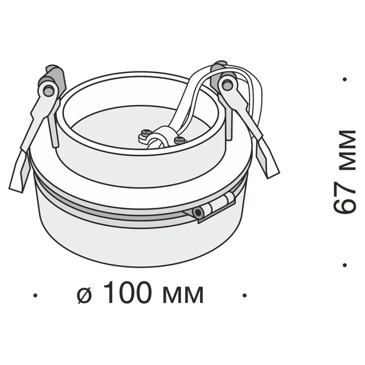 Встраиваемый светодиодный спот Maytoni Technical Magic DL2003-L12B4K