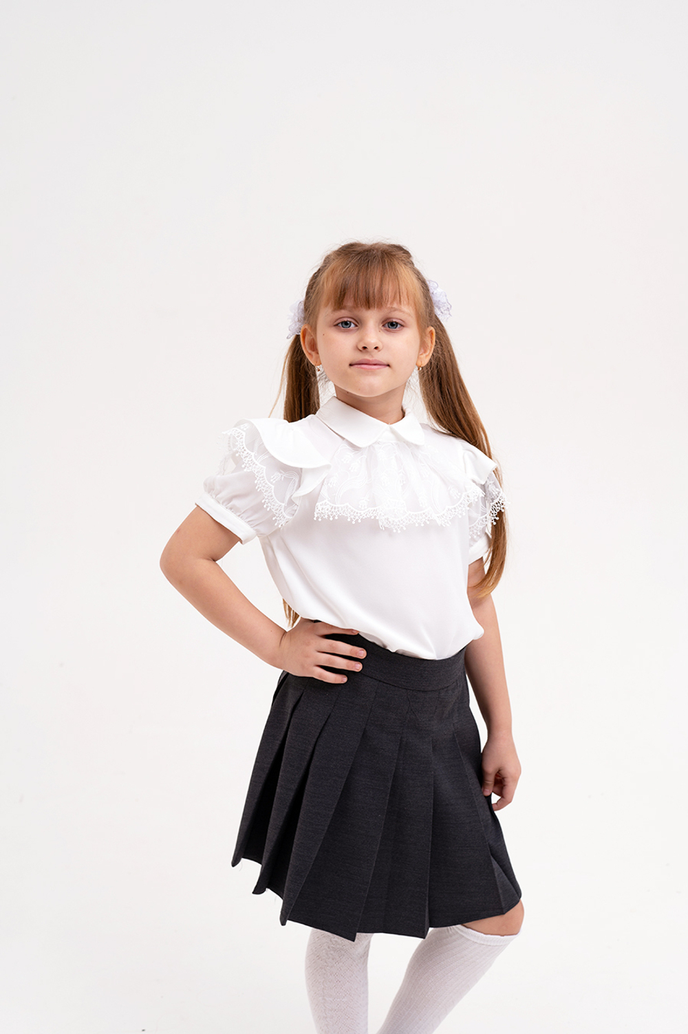 Блуза к/р швейн. д/д DELORAS C63475S