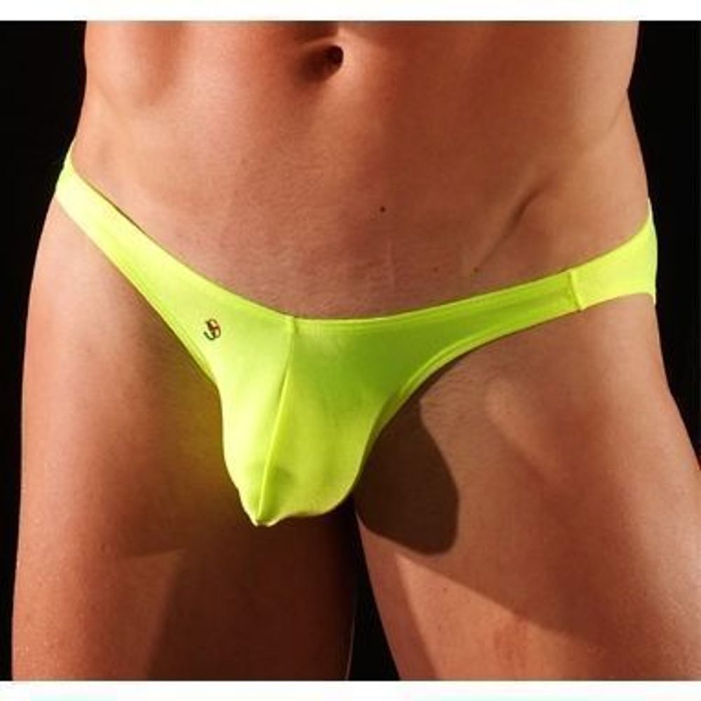 Мужские трусы брифы салатовые Joe Snyder Light Green Brief