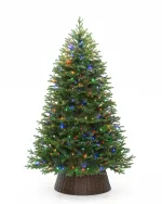 Елка с гирляндой 2в1 «Ванкувер» (Литая+пвх) от 1,8 м до 2,7 м