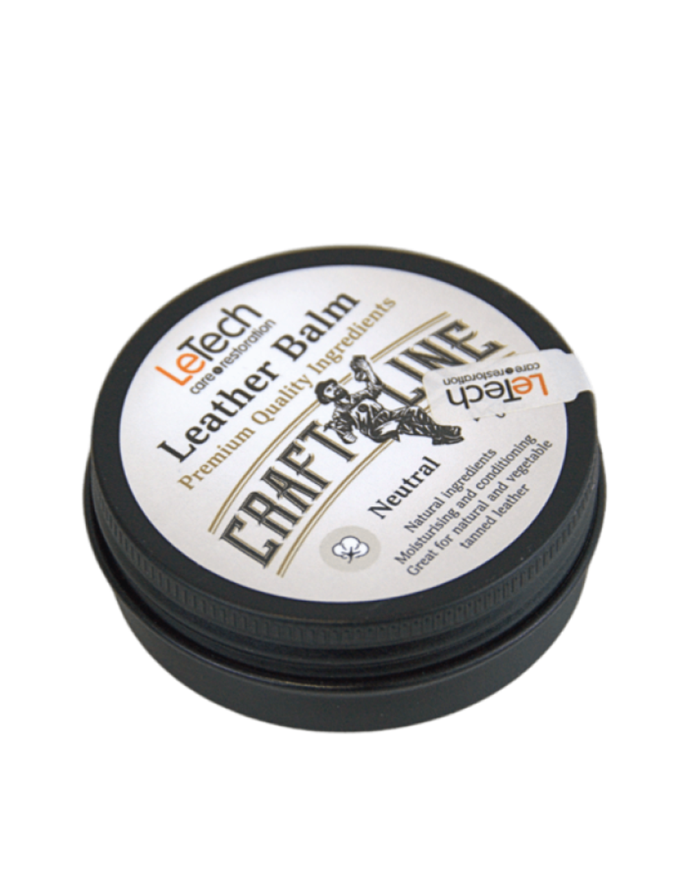 LeTech Натуральный бальзам для кожи (Leather Balm Neutral) 60мл (банка)