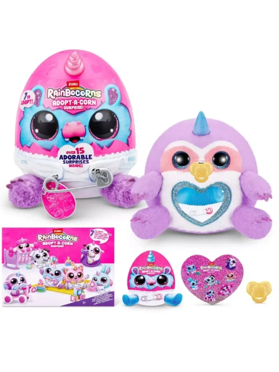 Мягкая игрушка Зуру Rainbocorn Adopt A Corn Дракон