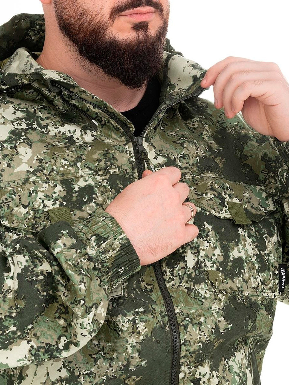 Костюм летний антимоскитный Helios Тайган, цвет серый пиксель, размер 52-54/170-176 (T-KS-T-GP5072-2XL-1)