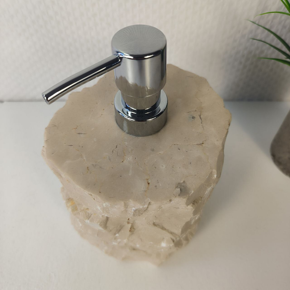 Дозатор для мыла из мрамора Cream Erozy DM-65299 (15см*12см) 0893