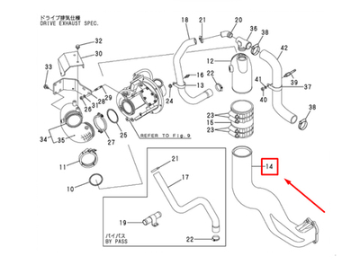 119778-13640 PIPE, EXHAUST