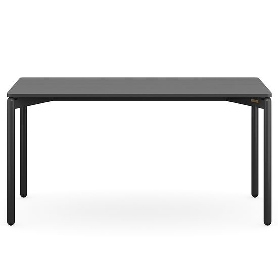 Стол обеденный saga, 75х150 см, темно-серый