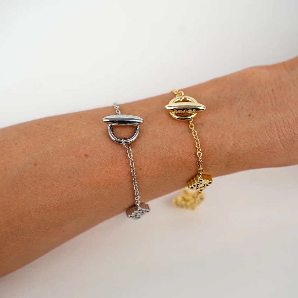 Браслет СНЕЖИНКА gold