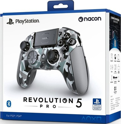 Беспроводной геймпад Nacon Revolution 5 Pro Arctic Camo (Арктический камуфляж) для PlayStation 5/4