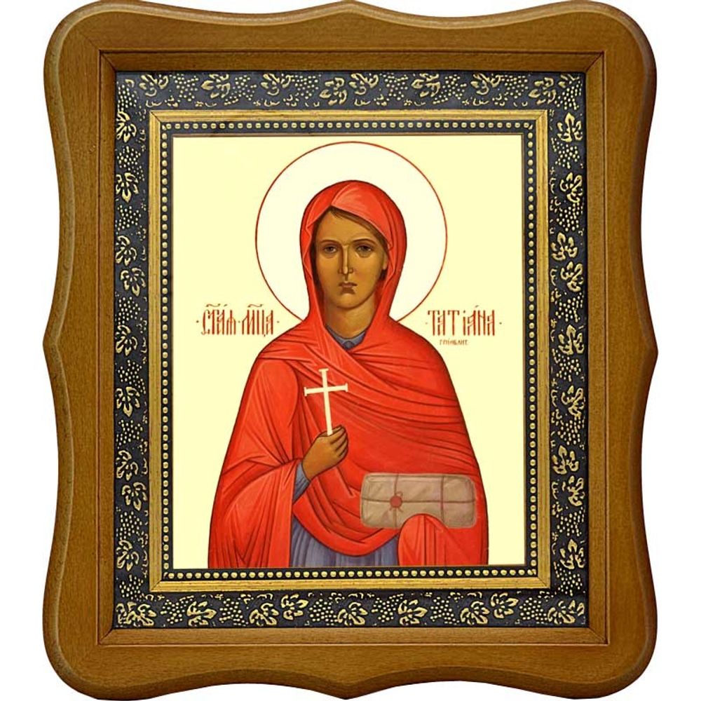 Татиана Гримблит мученица. Икона на холсте.