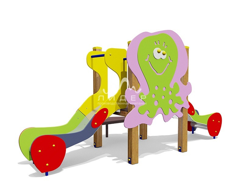 Горка двойная “Медуза” 08022