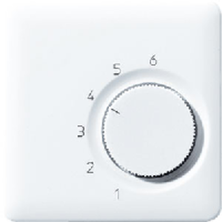 JUNG CD 500/CD plus Белая Накладка термостата комнатного (мех TR236U, TR246U), арт.CDTR236PLWW
