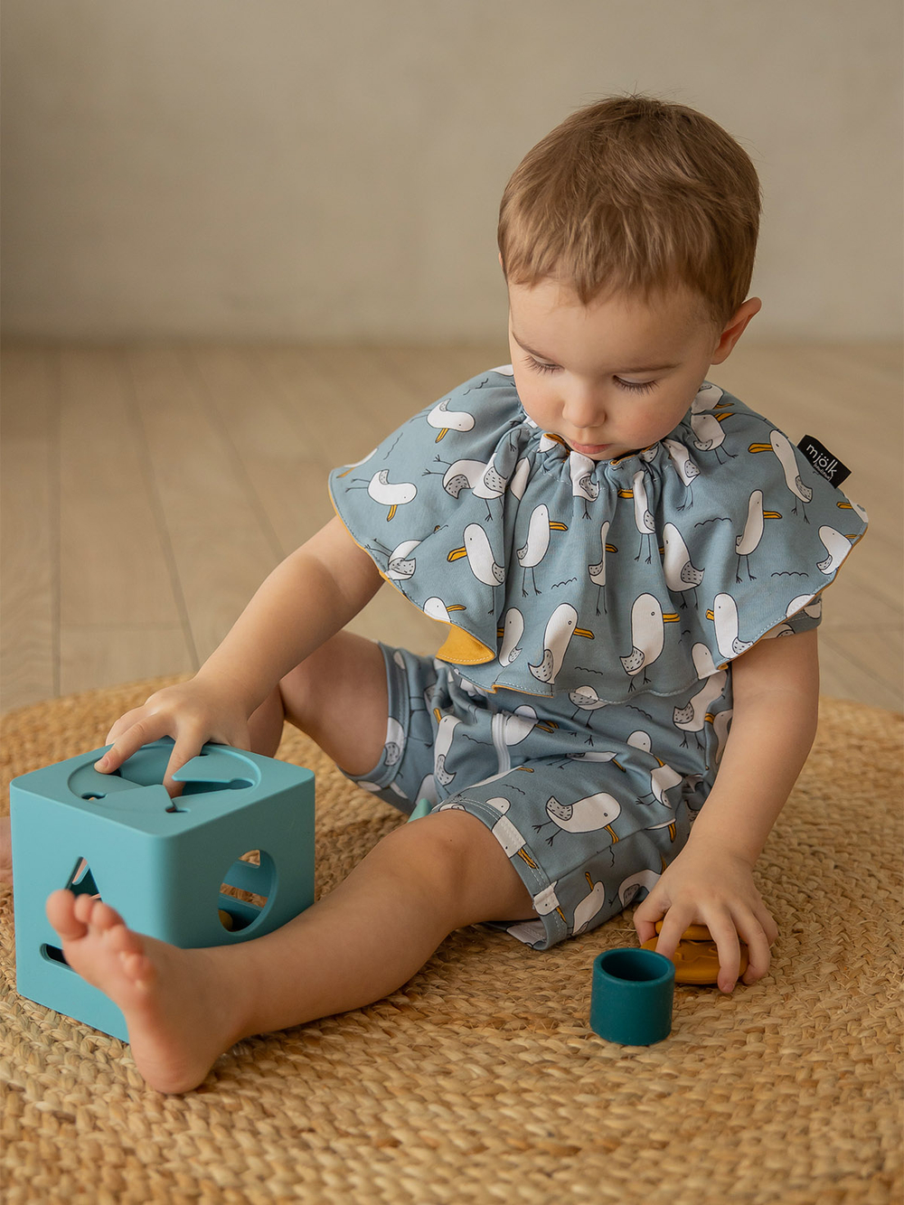 Двусторонний нагрудник Mjölk Чайки