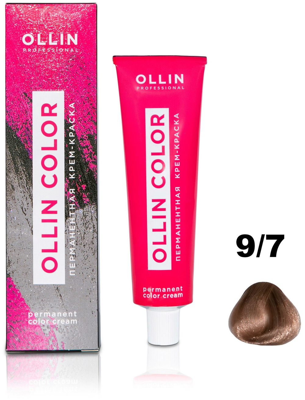 OLLIN COLOR 9/7 блондин коричневый 100 мл Перманентная крем-краска для волос