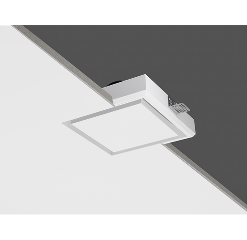 Диффузор под покраску скрытого монтажа SECRET FRAME 100/90 с приточно-вытяжным вентилятором