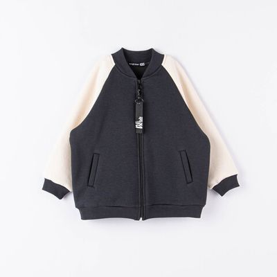 Bb team warm oversized bomber - Graphite/Tofu