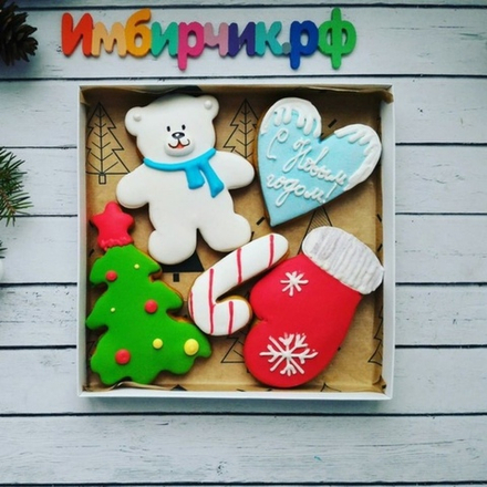 Имбирные пряники новый год 2025