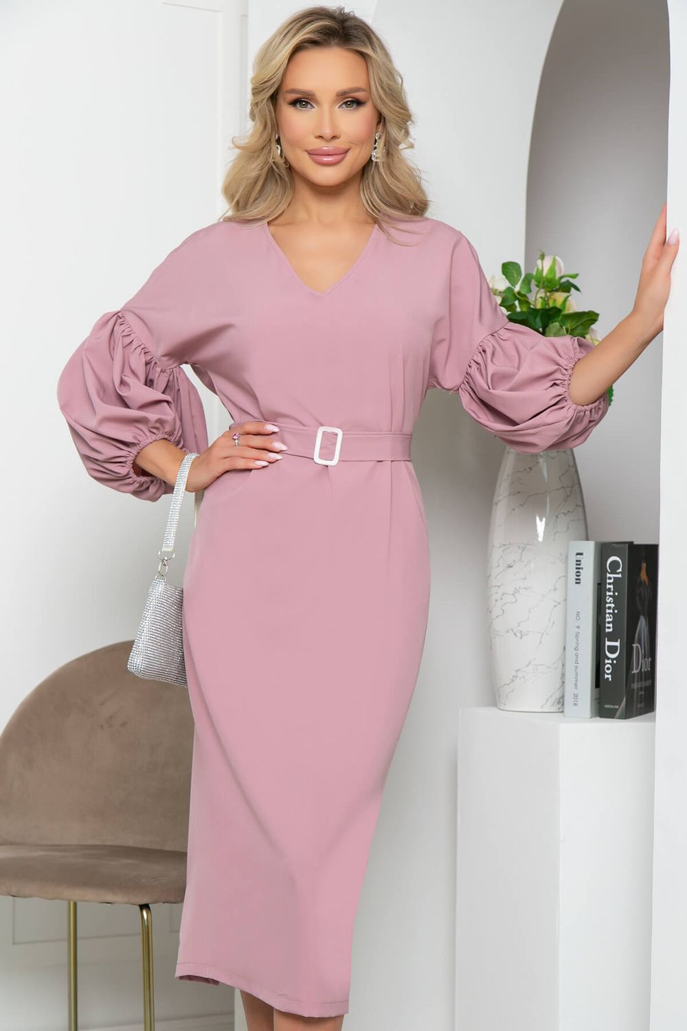 Платье "Пленительная магия" (пыльная роза) П5388 LT Collection