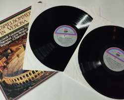 Винтажная виниловая пластинка LP Freni, Ricciarelli, Kabaiwanska, Cortez, Pavarotti, G. Raimondi, Festsommerspiele In Verona (Germany 1984)
