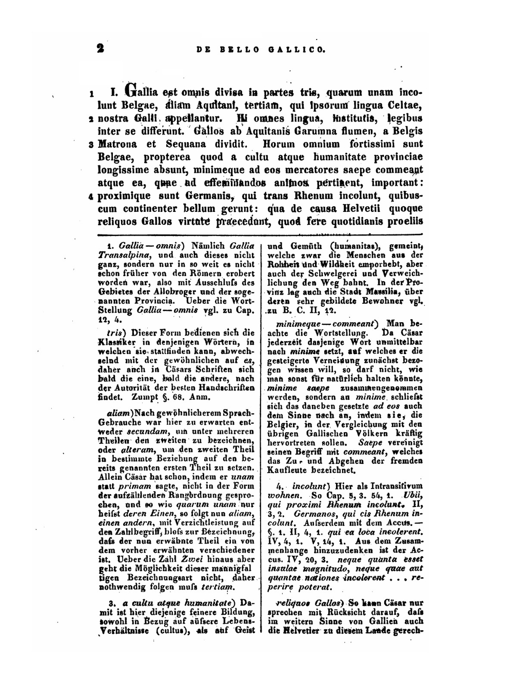 Caji Julii Caesaris Commentarii De Bello Gallico | G.I. Caesar
