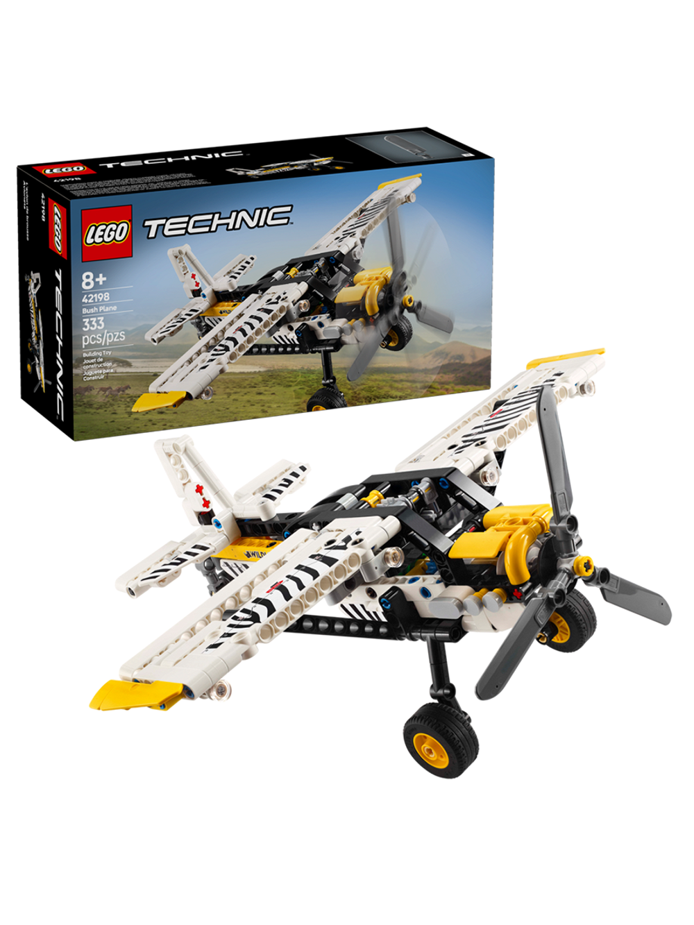 LEGO Technic 42198 Самолет повышенной проходимости — реалистичная модель авиации