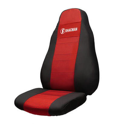 Чехлы Shacman F-3000 (полиэфир, черный, красная вставка)