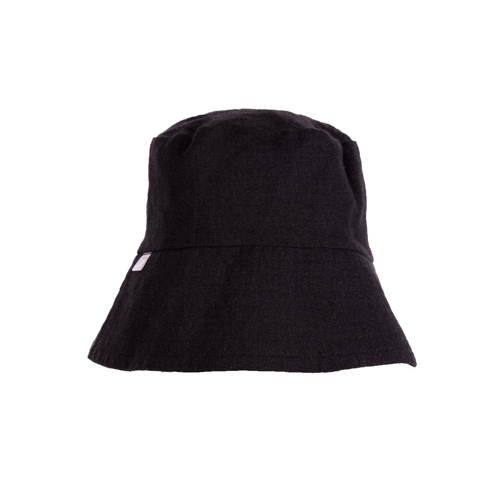 Linen bucket hat