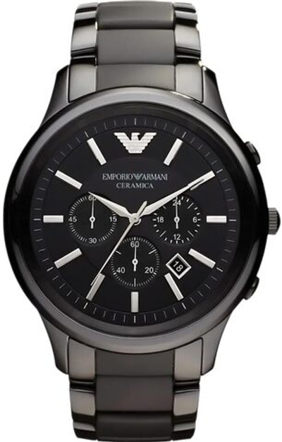 Керамические наручные часы Emporio Armani AR1451 с хронографом
