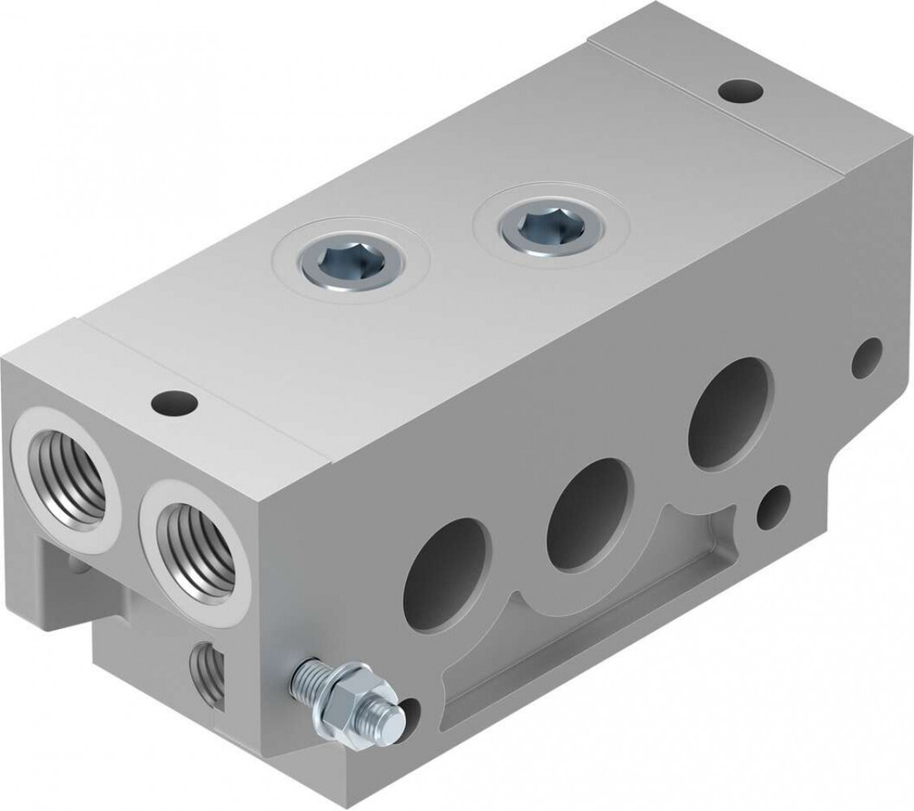 Коллекторная плита угловая Festo NAVW-1/4-1-ISO