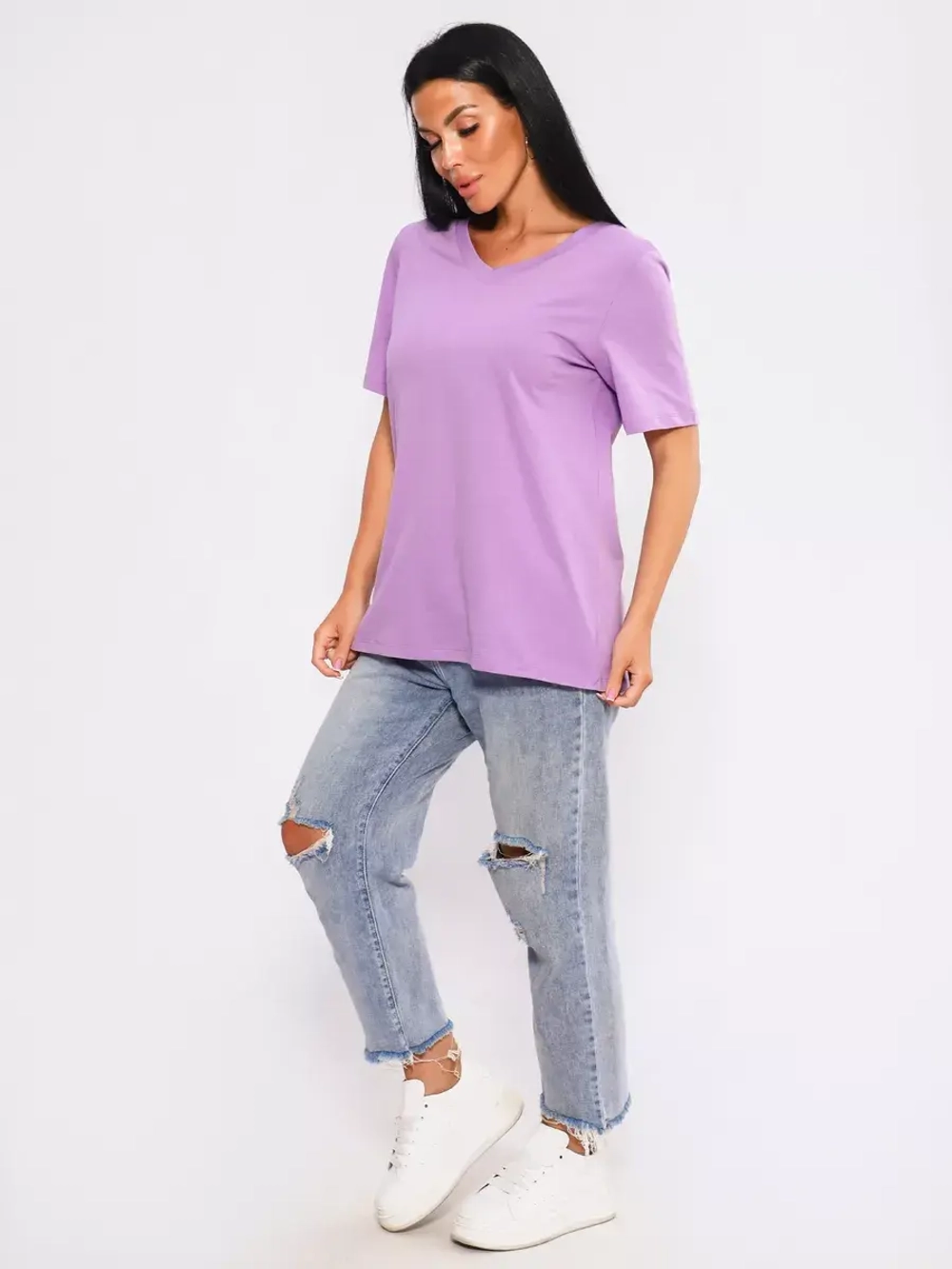 Футболка базовая большие размеры