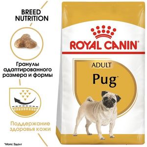 Сухой корм Royal Canin Pug Adult для взрослых собак породы Мопс от 10 месяцев