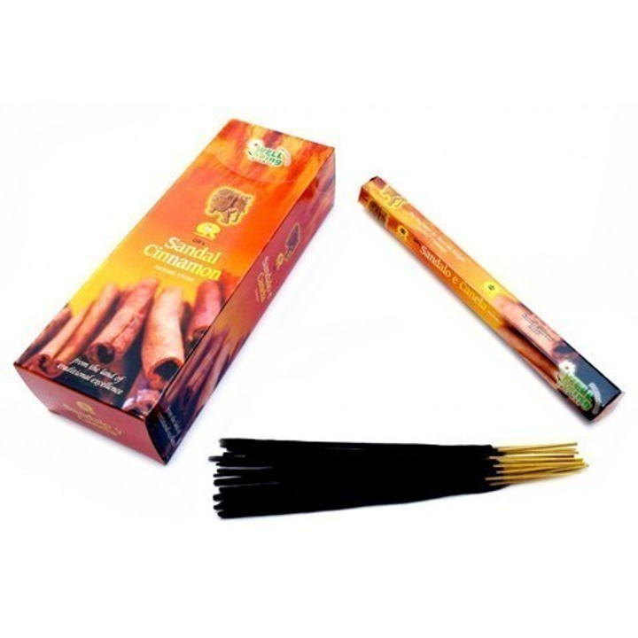 GR Sandal Cinnamon шестигранник Благовоние Сандал Корица