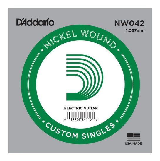 Струна одиночная для электрогитары D'ADDARIO NW042