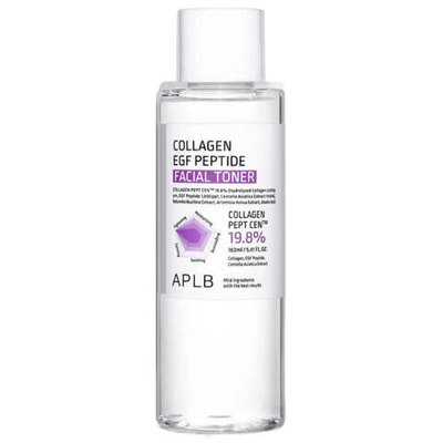 Тонер для упругости кожи с пептидами APLB Collagen EGF Peptide Facial Toner , 160 мл
