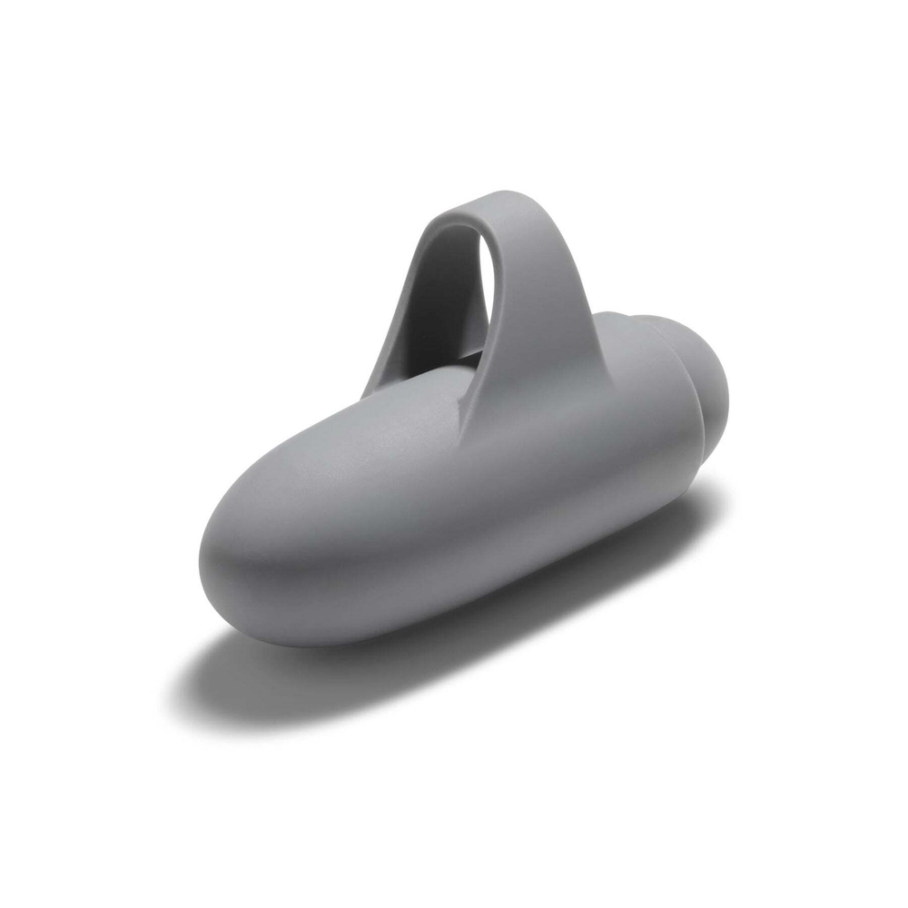 Серая вибронасадка на палец Better Than Your Ex (Цвет: серый)