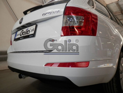 Фаркоп оцинкованный Galia S105C для Skoda Octavia седан/универсал 2013-(паспорт и сертификат в комплекте)(без электрики)