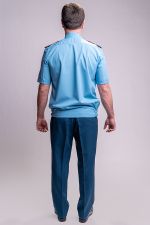 Рубашка МЧС мужская голубая, короткий рукав