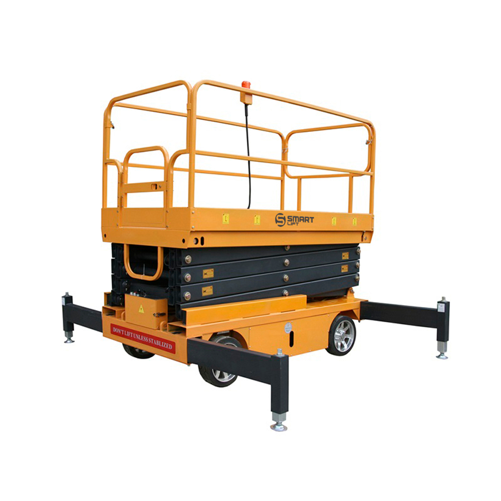 Подъемник ножничный несамоходный SJY-0.5-9 (220В, 500 кг, 9 м) SMARTLIFT (SMART)