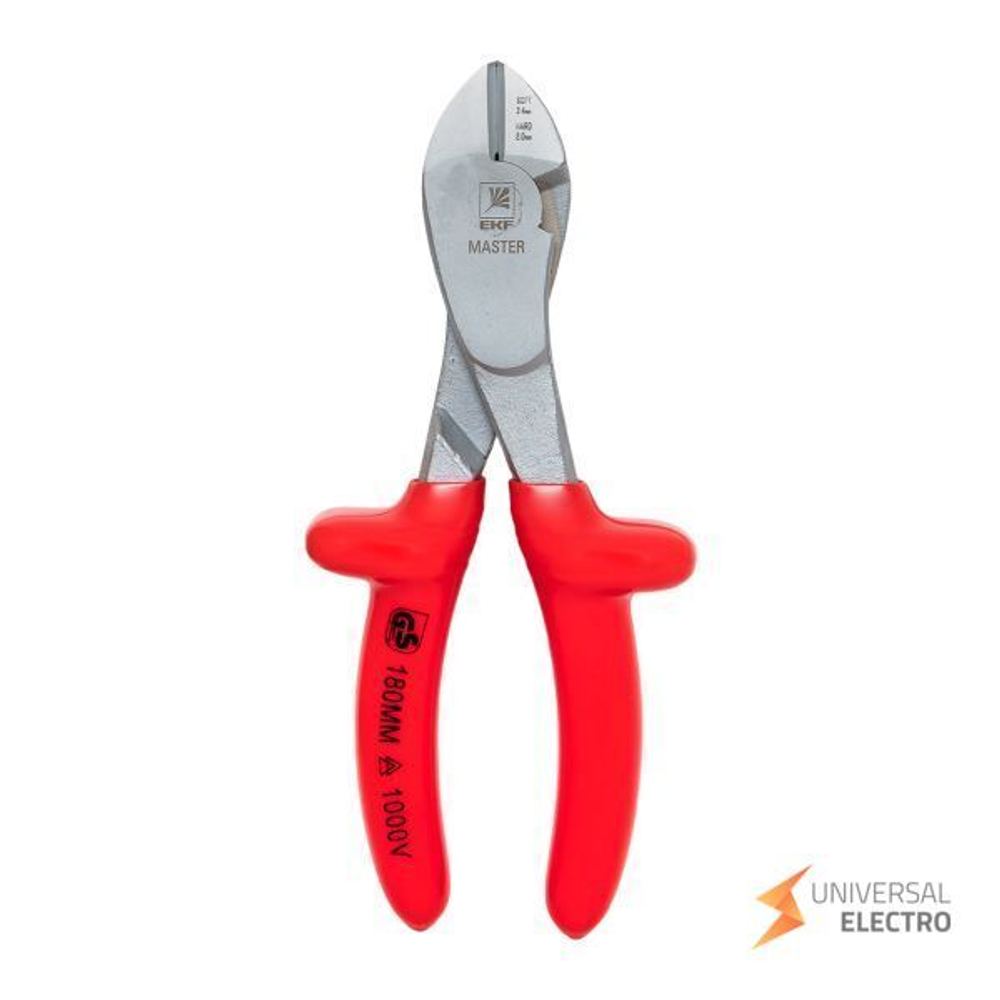 Силовые бокорезы Master 180 мм 1000В EKF