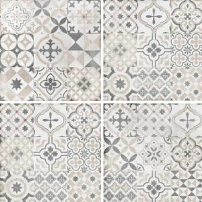 Керамогранит Цемент Стайл Орнамент (8мм) (7246-0005)