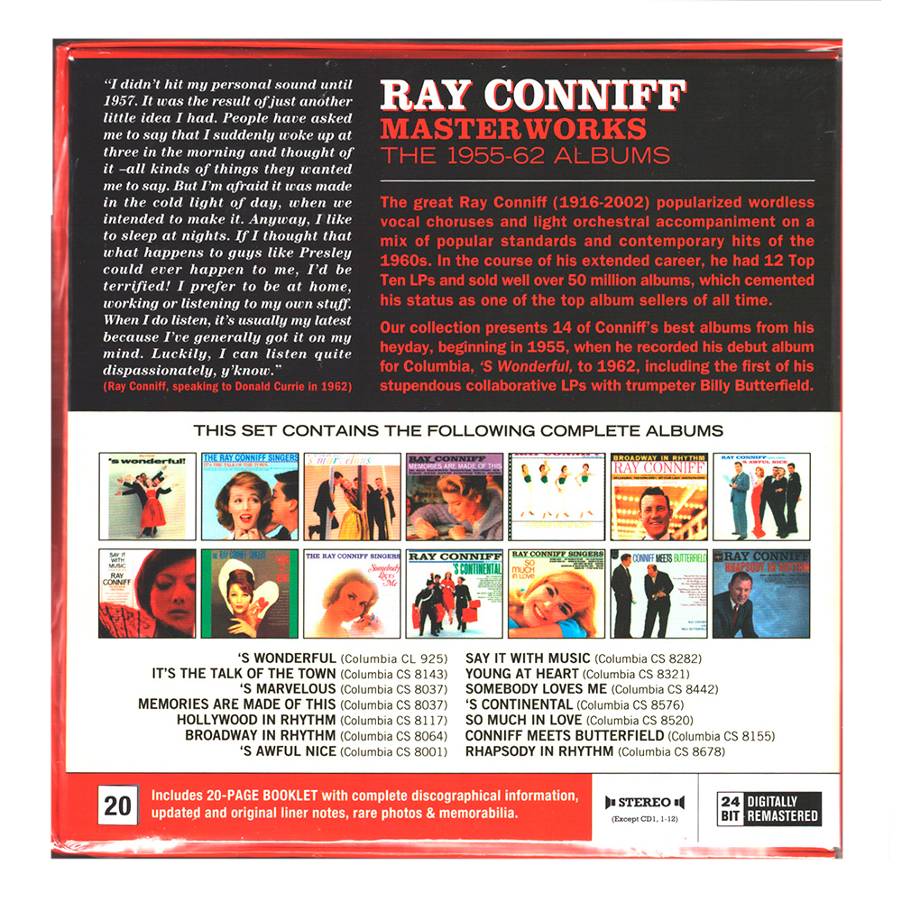 Ray Conniff / Masterworks The 1955-62 Albums (7CD)