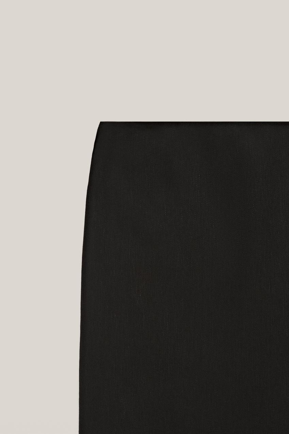 Massimo Dutti Прямая юбка миди - Limited Edition, черный