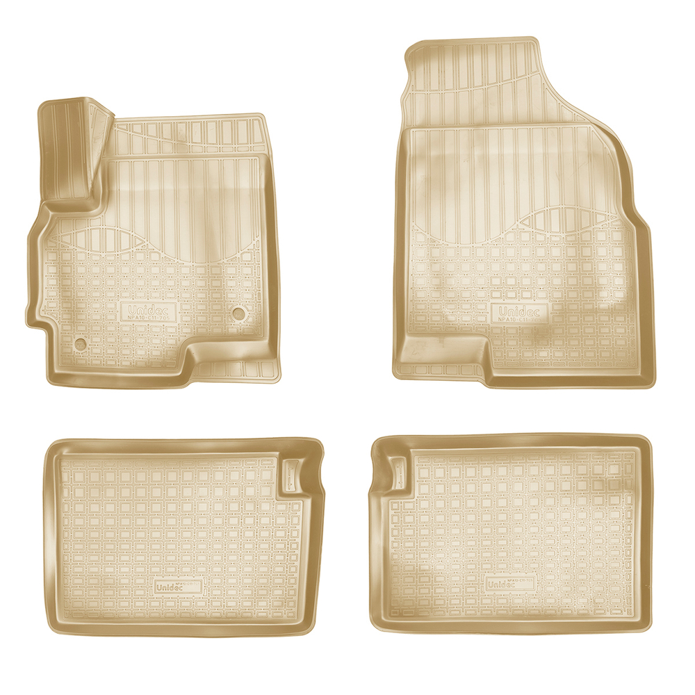 Ковры в салон Norplast/Unidec для Chery Tiggo 5 в кузове T21 (2014-), Бежевый, арт.NPA10-C11-705-B