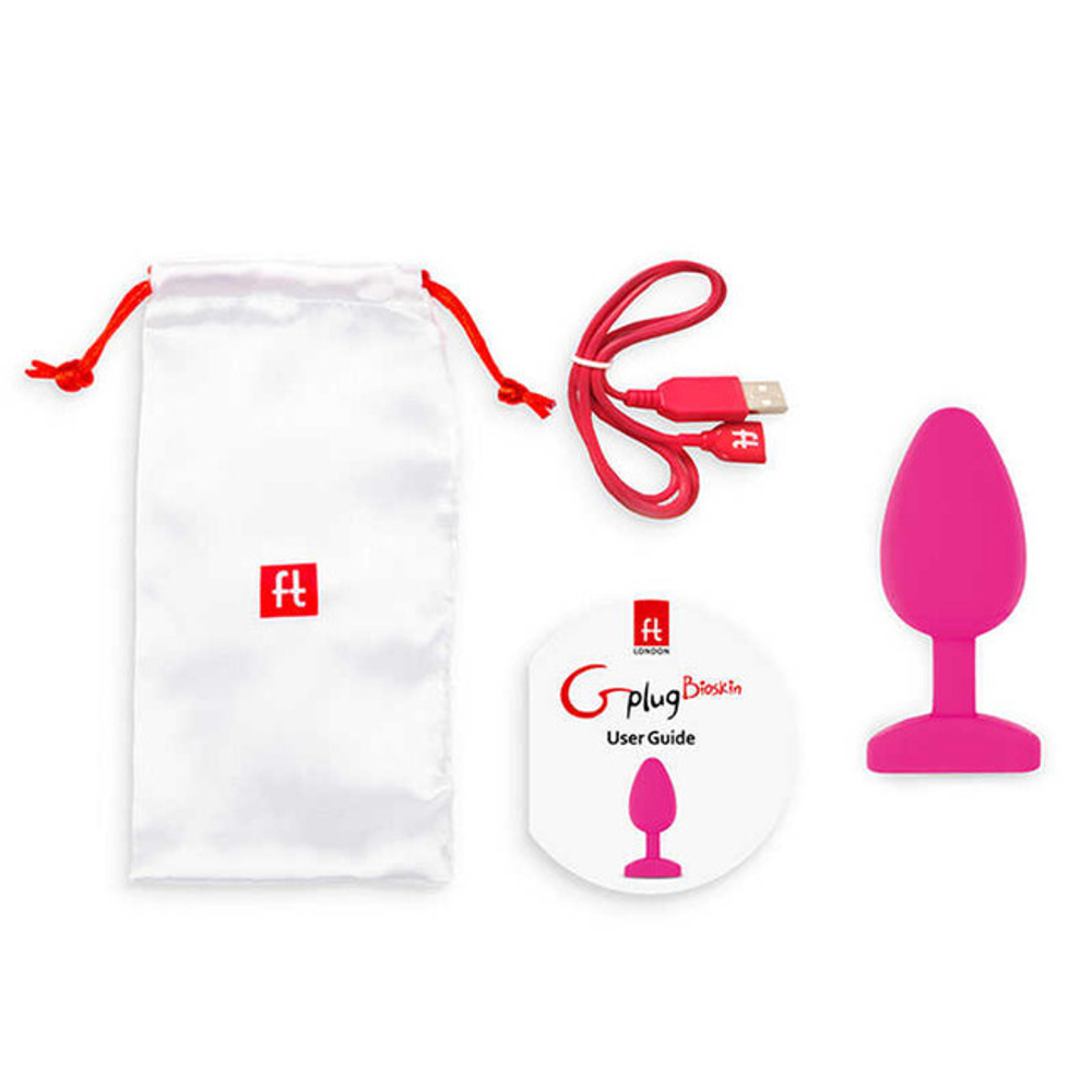 Анальная пробка Gplug Bioskin (Цвет: розовый)