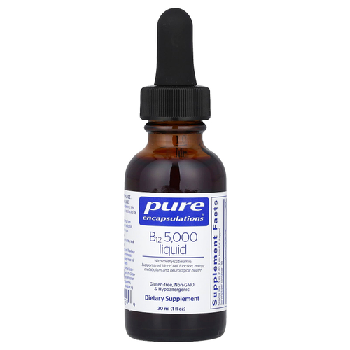 Pure Encapsulations, витамин B12 5000, в жидкой форме, 30 мл